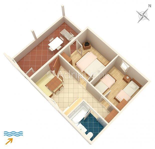 Apartment Mirela Supetar Eksteriør billede